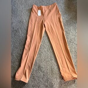 Chic Apricot Women's Trousers